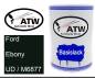 Preview: Ford, Ebony, UD / M6877: 500ml Lackdose, von ATW Autoteile West.